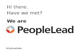 #CultureCode: PeopleLead