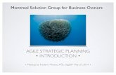 Agile Strategic Planning - introduction