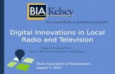 Digital Innovations in Local Radio & Television (BIA/Kelsey Presentation to TAB 2014)