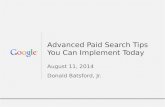 21 Advanced Paid Search Tips You Can Implement Today