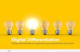 Digital Differentiation: Using Interactivity to Separate Your Brand From the Pack