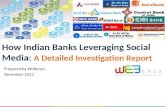 Social media analysis - Indian Banking industry 2013