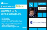 Bluetooth LE & Lumia Sensor Core