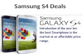 Samsung S4 Deals- Get Expensive Features Of Smartphone Within Your Budget!