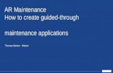 insideAR Tokyo 2014 - AR Maintenance - How to create guided-through maintenance applications - Workshop