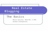 Blogging Basics for Real Estate Agents