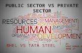 Human Resource Management - Bhel vs Tata steel