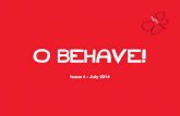 O Behave! Issue 4 - (July Edition)