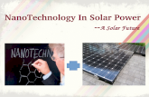 Nanotechnology in solar power
