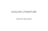 English Literature Revision