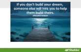 6 actions to build your dream