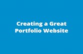 Creating a Great Portfolio Site