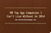 40 App Companies That Are So Good, You May Have to Fire Someone