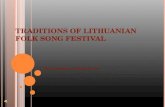 Lithuanian folk song festival