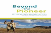 Beyond the Pioneer: Getting Inclusive Industries to Scale