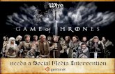 Why Game of Thrones needs a Social Media intervention