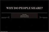 Why People Share