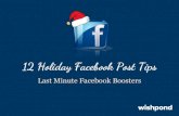 12 Holiday Facebook Post Tips