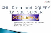XML DATA and XQUERY IN SQL SERVER