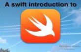 A swift introduction to Swift