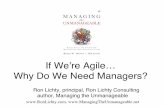 If We Are Agile, Why Do We Need Managers? (AgileIndy, 5.14)