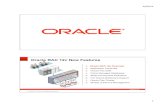 Oracle RAC 12c New Features List OOW13