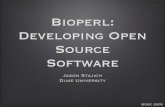 BioPerl: Developming Open Source Software