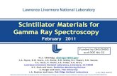 Scintillator materials for gamma ray spectroscopy cherepy forexternal