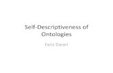 Self descriptiveness of RDF data