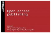 History staff development day open access presentation, Jan 14
