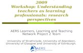 'Understanding teachers as learning professionals: research perspective.' (National Education Conference, 28 May 2009)