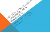 Cross Cultural Communication and Management - Summit Brazil ESPM 01-2014 part01