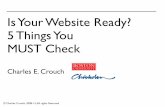 Is your website ready? Five Things You MUST Check