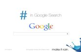 Google Hashtag Implementation in Google Search Results