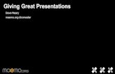 Giving Great Presentations