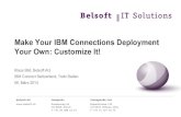 Make Your IBM Connections Deployment Your Own - Customize it! German Version