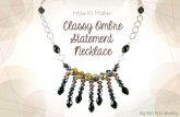 Make a Classy Ombre Statement Necklace