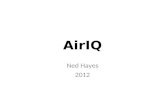 AirIQ -- a personal analytics startup I created in 2011-2012