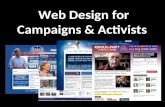 Webdesign for Advocacy and Campaigns