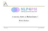 Contols, Skills or Behaviours - Peter Parkes