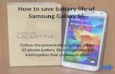 Samsung Galaxy S5: How to save battery life