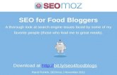 SEO for Food Bloggers