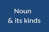 Noun & Its Kinds