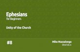Ephesians for Beginners - #8 - Unity of the Church