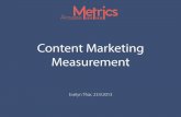 Evelyn Thar - Content Marketing Measurement