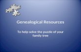 Genealogical Resources