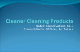 Cleaning products presentation