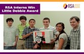 RSA Interns Win Intern Hero Award