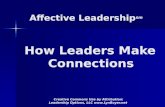 Affective Leadership: How Leaders Connect