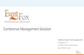 EventFox Conference Management Solution